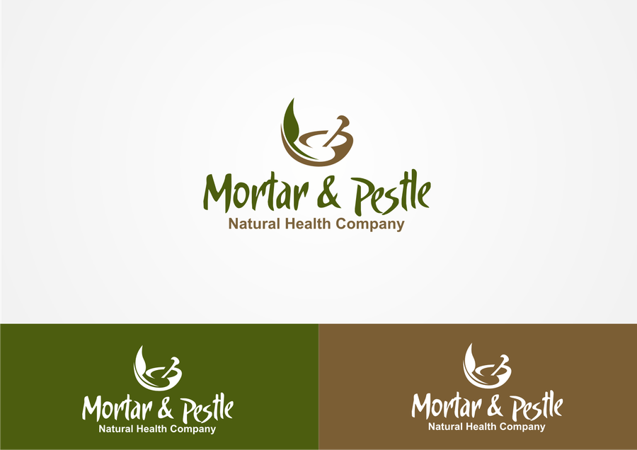 Mortar Logo - Create An Eye Catching Logo For Mortar & Pestle Natural Health Co