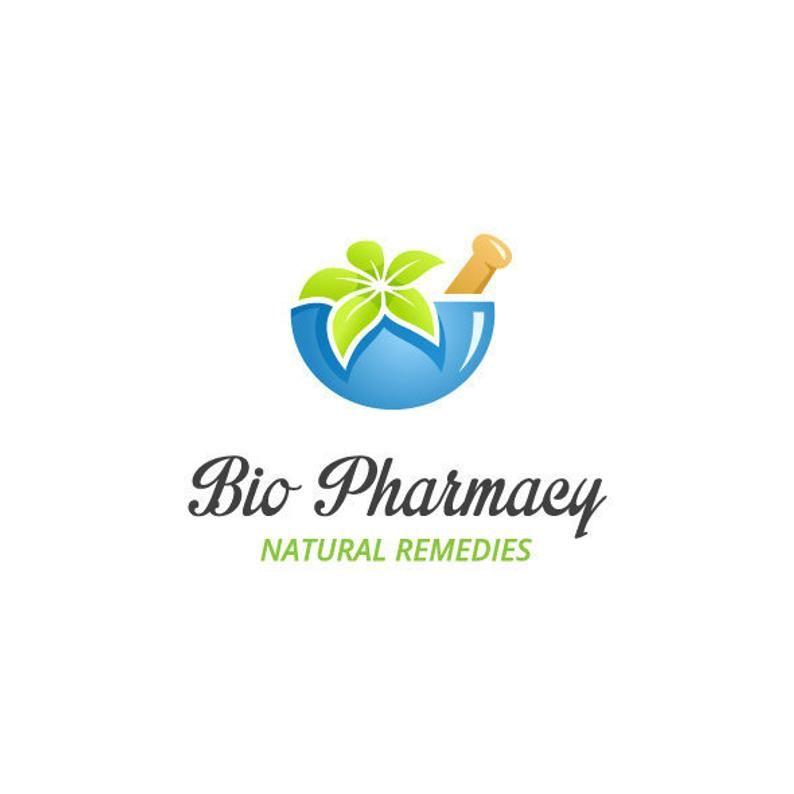 Mortar Logo - Pharmacy Logo / Mortar Logo / Flower / Leaves / Bio / Ready Made Logo  Template / Custom Logo Design / Premade Logo / Custom Logo / Branding