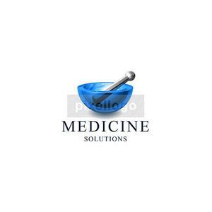 Mortar Logo - Medicine 3D Mortar And Pestles
