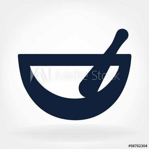 Mortar Logo - Mortar and pestle pharmacy logo - Buy this stock vector and explore ...