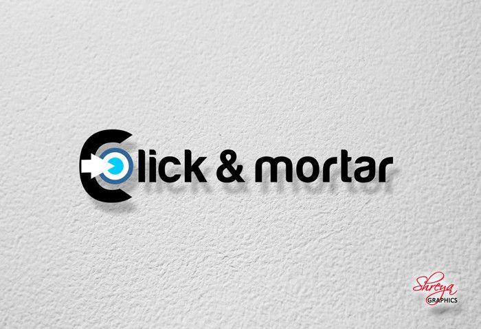 Mortar Logo - Entry #23 by shreyagraphics23 for Click & Mortar Logo Contest ...