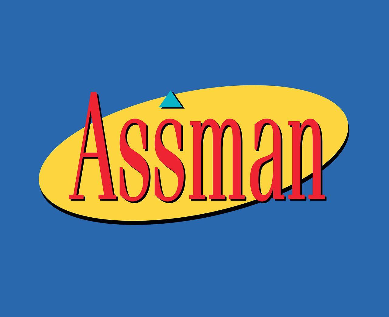 Seinfeld Logo - APGAR ARTS — Cosmo Kramer.. Proctology. Assman | Seinfeld logo...