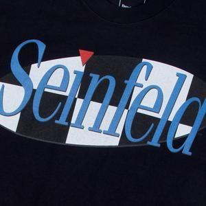 Seinfeld Logo - Seinfeld Checker Logo Black Tee