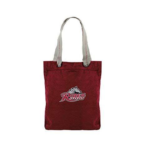 Broncs Logo - Amazon.com : Rider Broncs Allie Cardinal Canvas Tote 'Rider Broncs ...