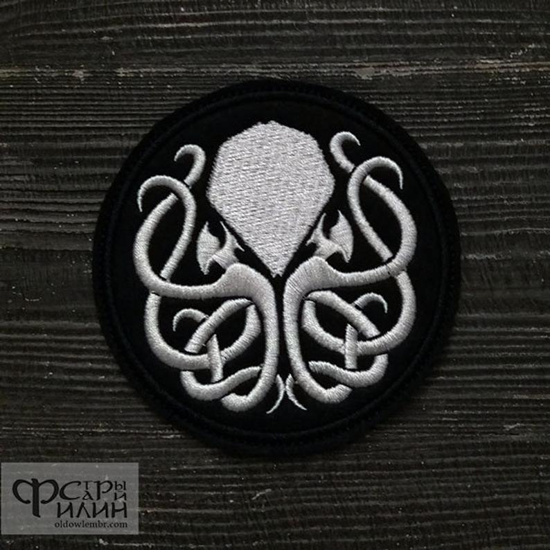 Cthulhu Logo - Patch Cthulhu H.P. Lovecraft