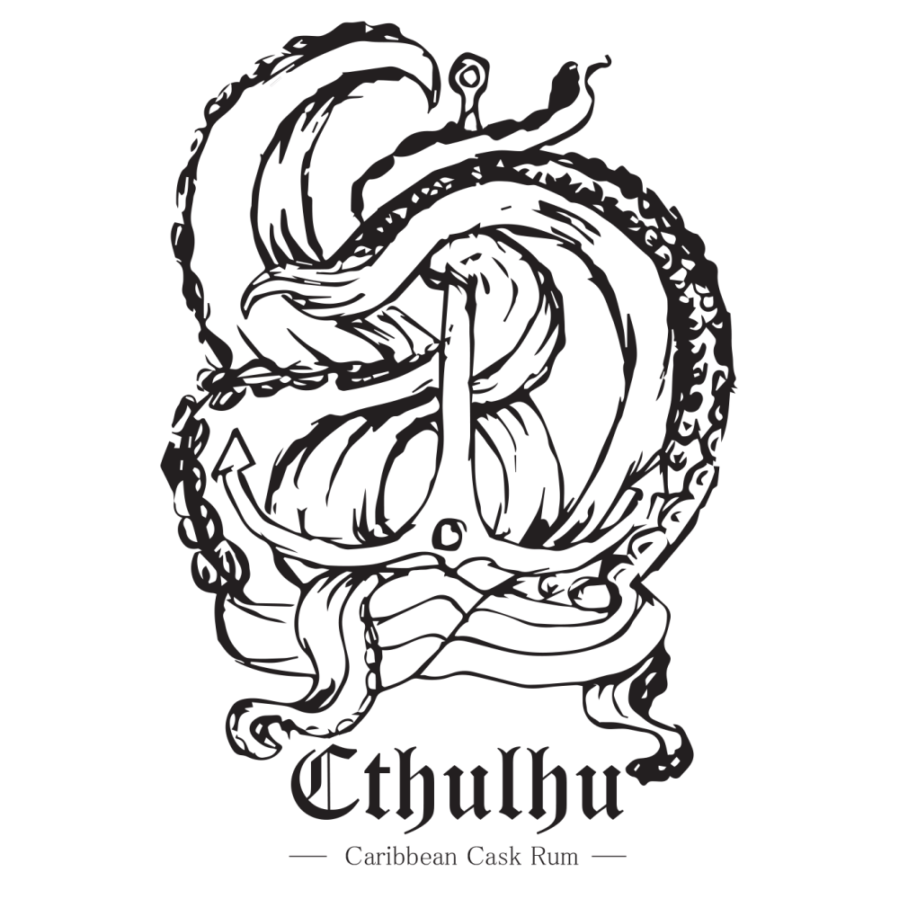 Cthulhu Logo - Cthulhu: Caribbean Cask Rum (Logo Design)
