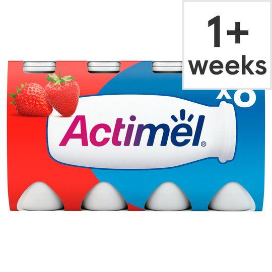 Actimel Logo - Danone Actimel Strawberry Drink 8X100g