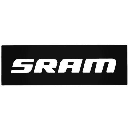 SRAM Logo - Sram Block Cycling Decal Sticker