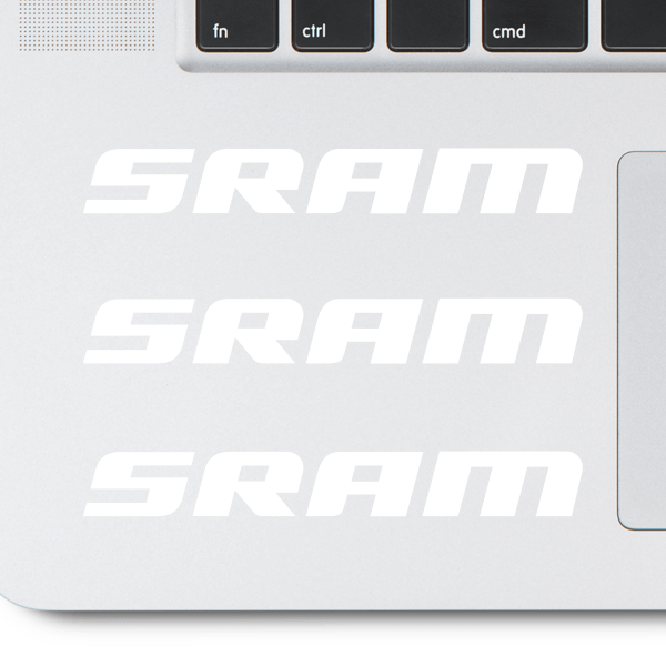 SRAM Logo - Simple color vinyl Sram Mountain Bike Logo