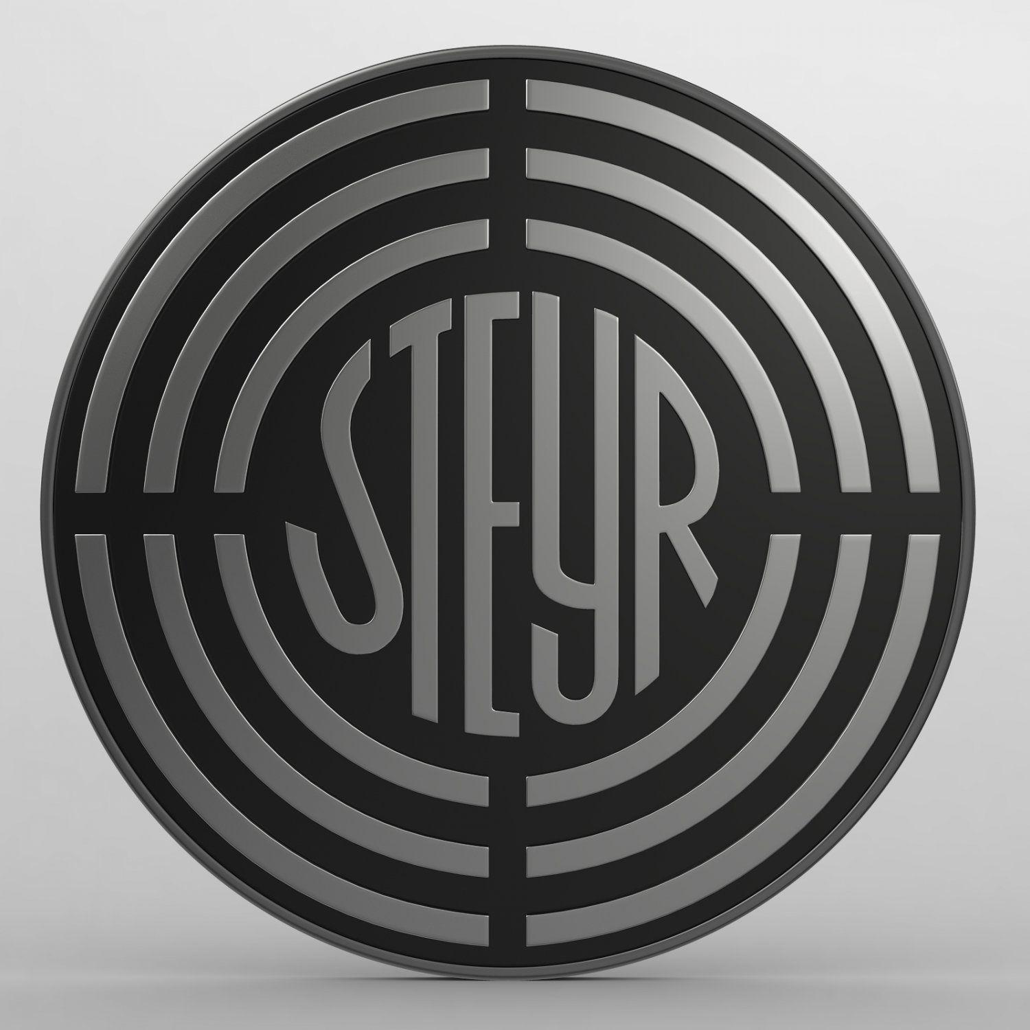 Styer Logo - Steyr logo 3D Model in Parts of auto 3DExport