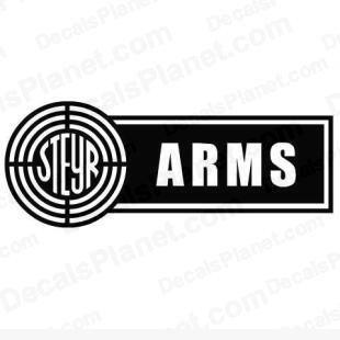 Steyr Logo - Steyr arms logo (steyr mannlicher) decal, vinyl decal sticker, wall