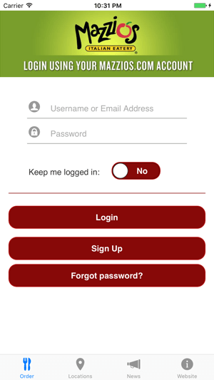 Mazzio's Logo - Mazzio's Pizza Mobile Ordering on the App Store