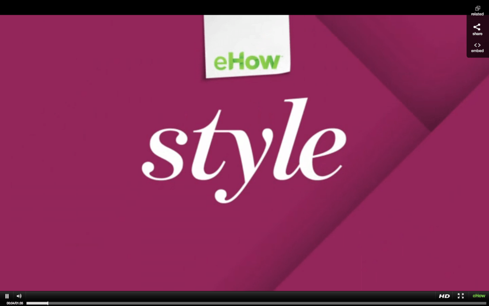 Ehow.com Logo - My series on Pregnancy Fashion for eHow.com — Sun + Dotter