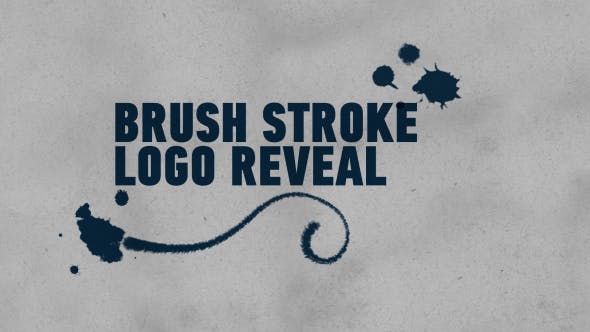 Brushstroke Logo - Brush Stroke Logo Reveal by up3d | VideoHive