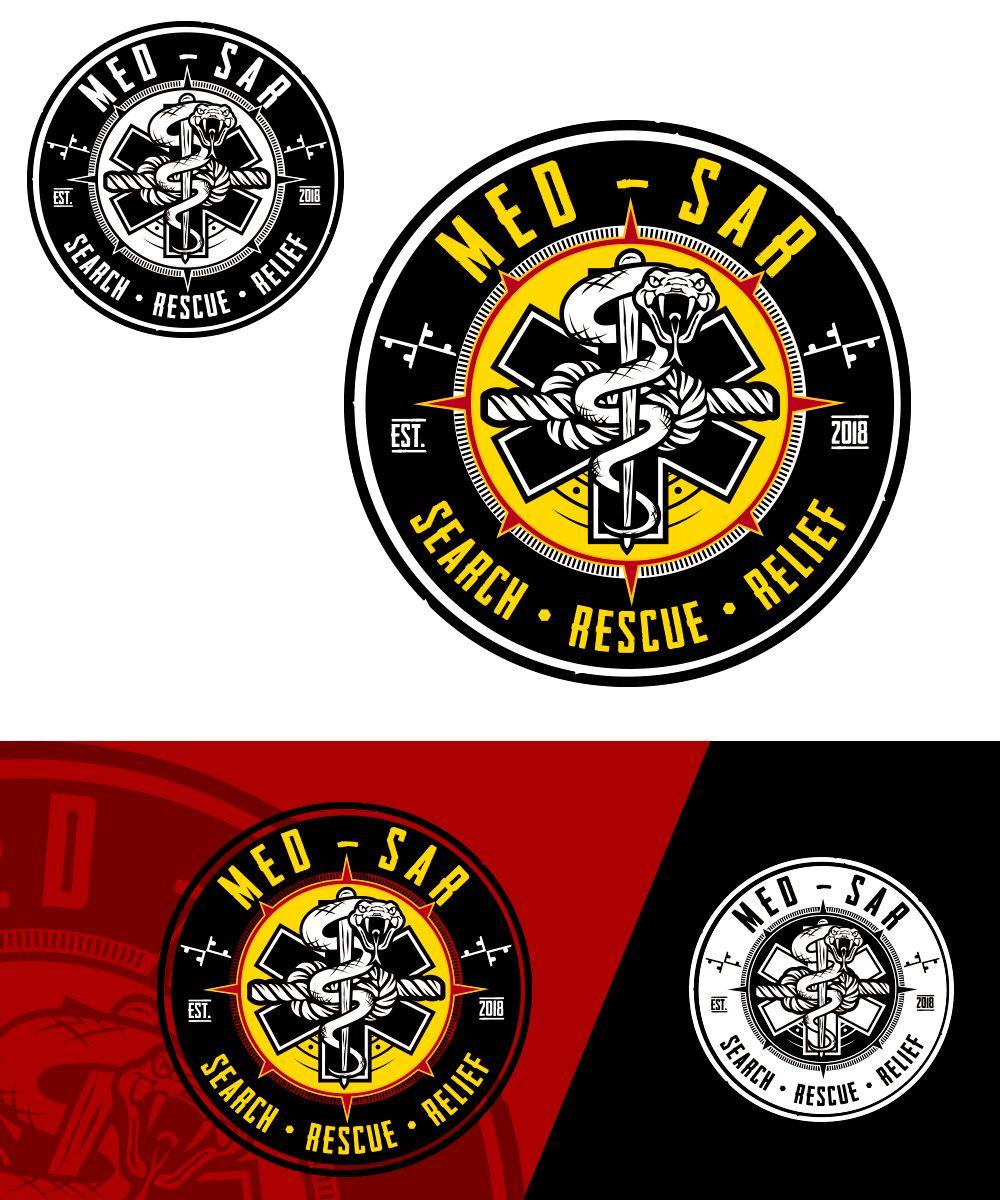 SAR Logo - Professional, Masculine Logo Design for MED-SAR Search , Rescue and ...