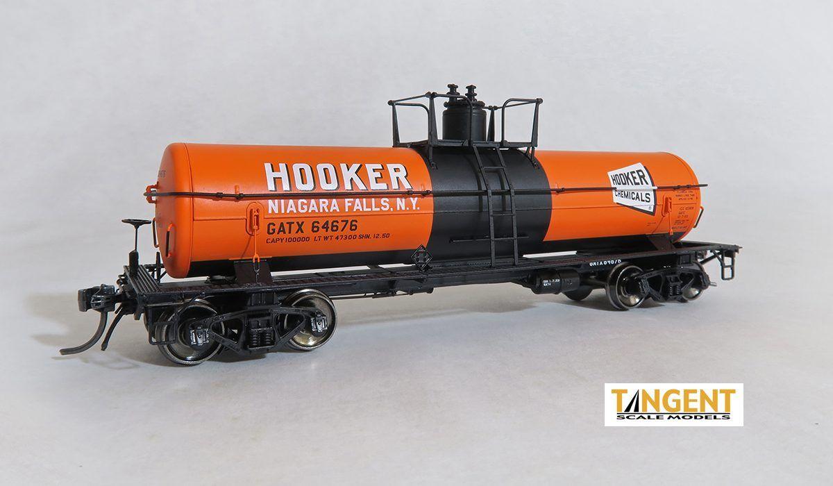 GATX Logo - SOLD OUT: GATX “Hooker Chemicals 1950+” GATC 8000 Gal. Acid Tank Car ...