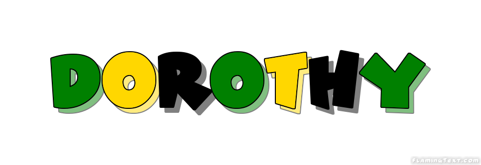 Dorothy Logo - Jamaica Logo. Free Logo Design Tool from Flaming Text