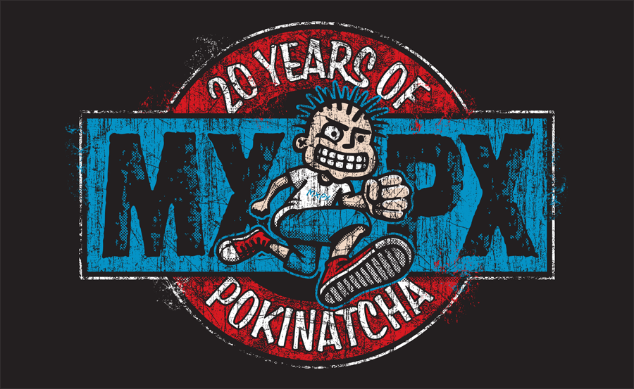 MxPx Logo - 20 Years of Pokinatcha — John Nissen Design