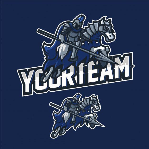 Cavalry Logo - Cavalry knight esport gaming mascot logo template Vector | Premium ...