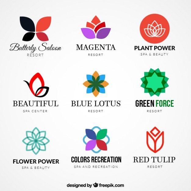 Variety Logo - Variety of floral logos Vector | Free Download