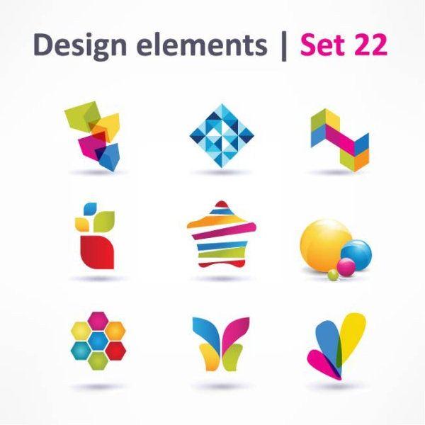 Three-Dimensional Logo - Three-dimensional Logo Design Material – Graphics Collection | My ...