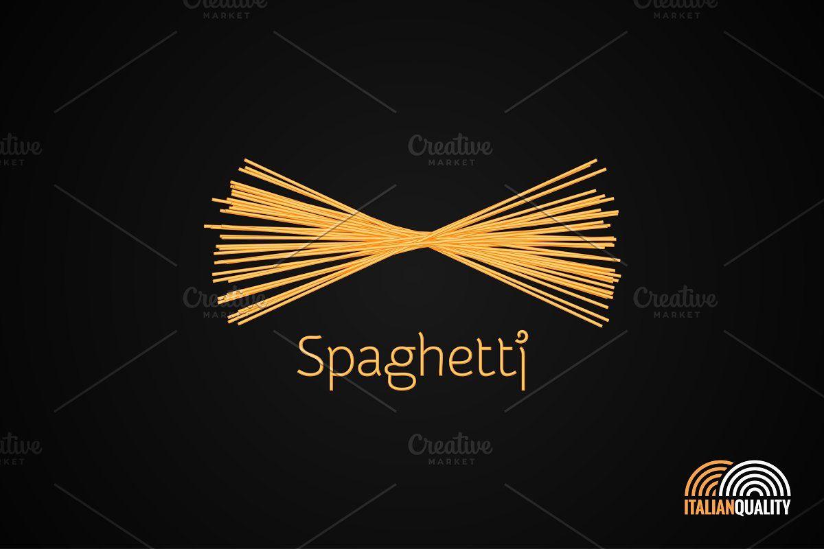 Pasta Logo - Spaghetti pasta logo design
