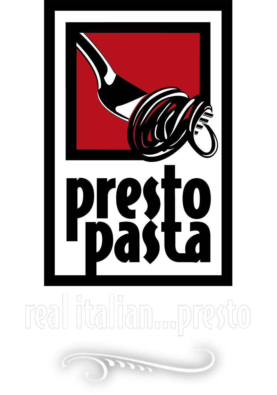Pasta Logo - Presto Pasta. Real Italian. Presto!