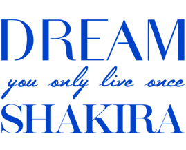 Shakira Logo - Dream by Shakira - Shakira Beauty