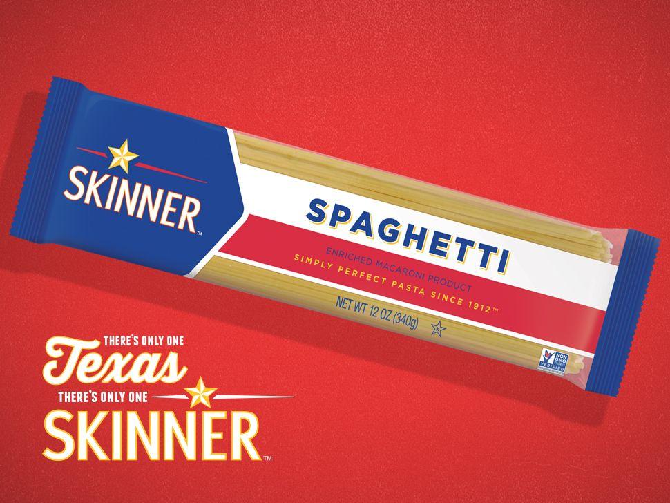 Pasta Logo - Skinner® - Red, White and True Blue for over 100 Years