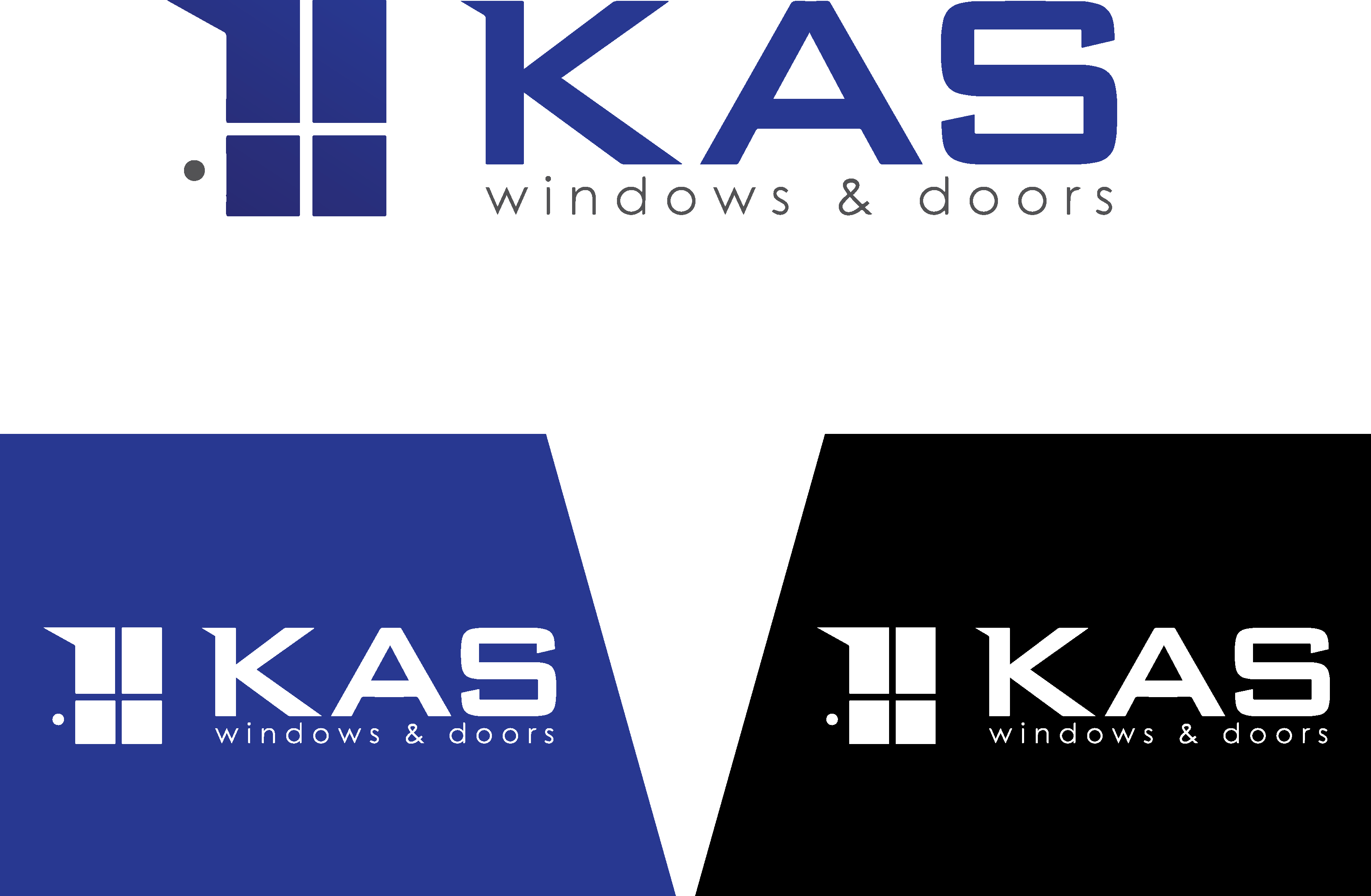 Kas Logo - Kas Windows & Doors logo, Aluminium window and door fabricator