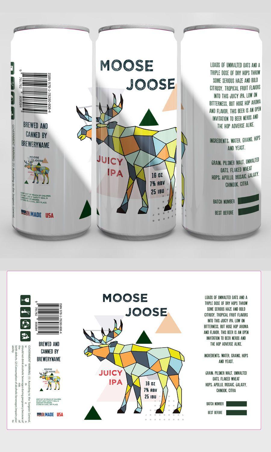 Joose Logo - Entry #9 by agustinscalisi for Beer Can Design - Moose Joose ...