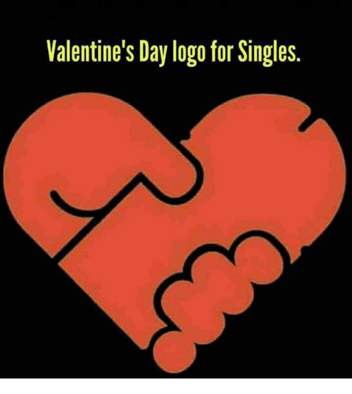 Valentine Logo - Valentine's Day Logo for Singles | Valentine's Day Meme on ME.ME