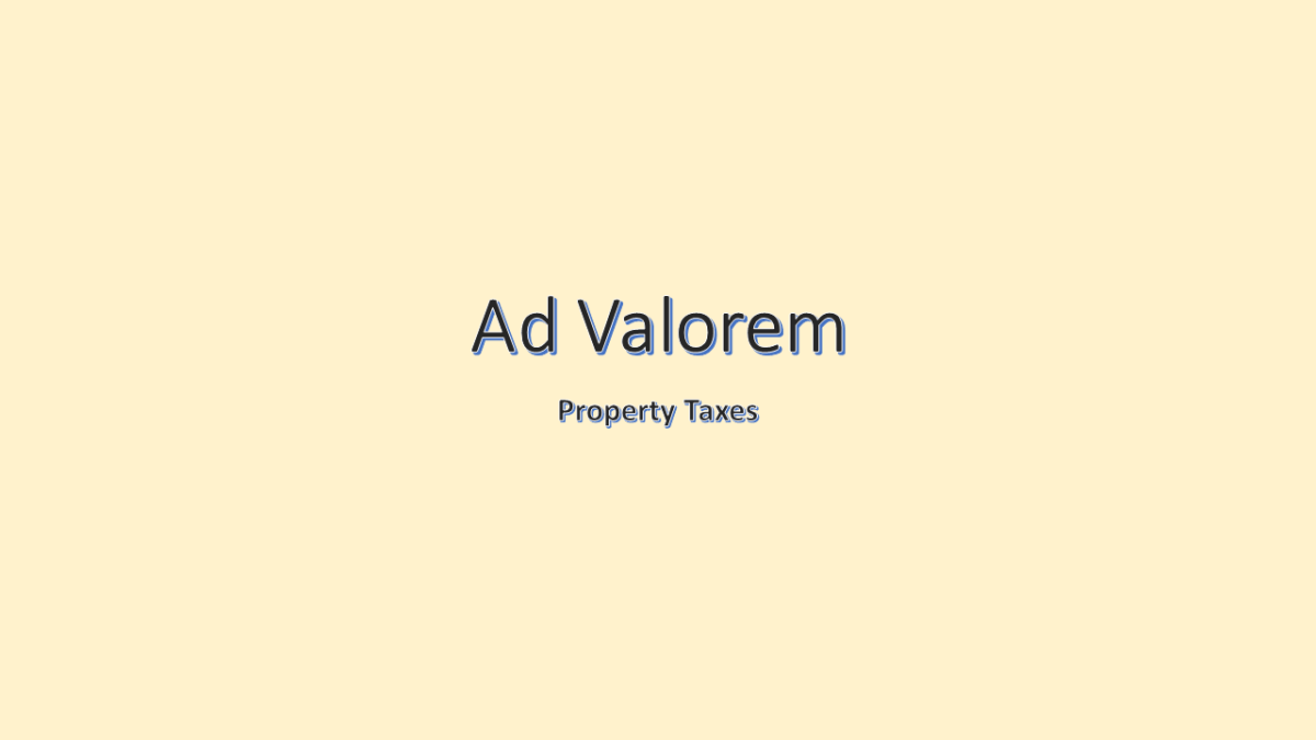 Valorem Logo - Ad Valorem Tax Shift