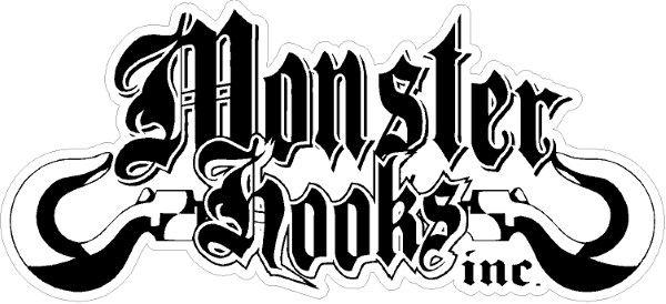 Hooks Logo - MONSTER HOOKS DECAL / STICKER 02