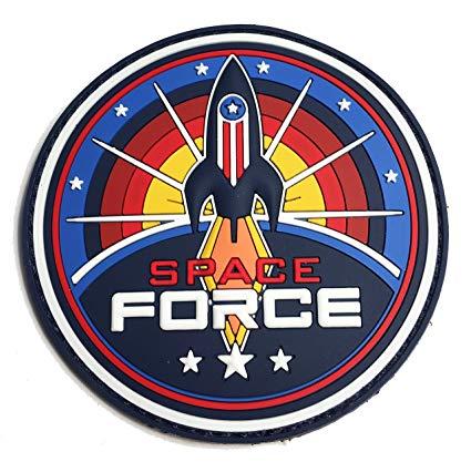 Morale Logo - The Space Force Military rubber morale patch 3 logo