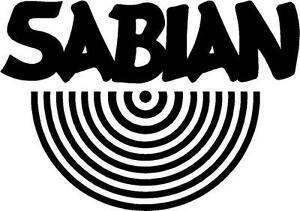 Sabian Logo - Details About Sabian Logo Decal Sticker **Colour Choice**