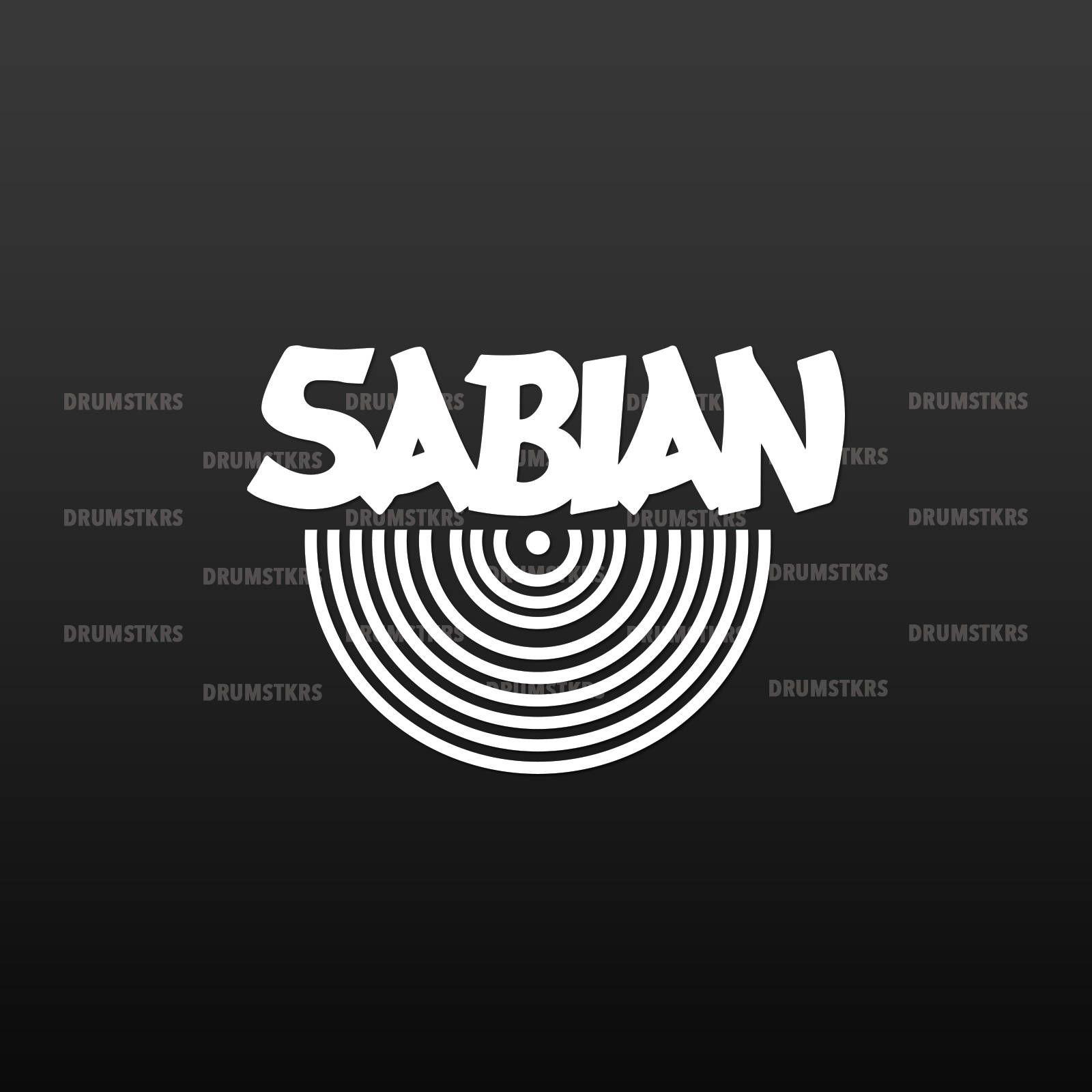 Sabian Logo - Sabian Cymbals logo for Bass Drum head