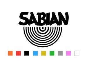 Sabian Logo - Details about Sabian Cymbals Logo Sticker Decal Percussion Bass Drum Laptop  Car Vinyl Sticker