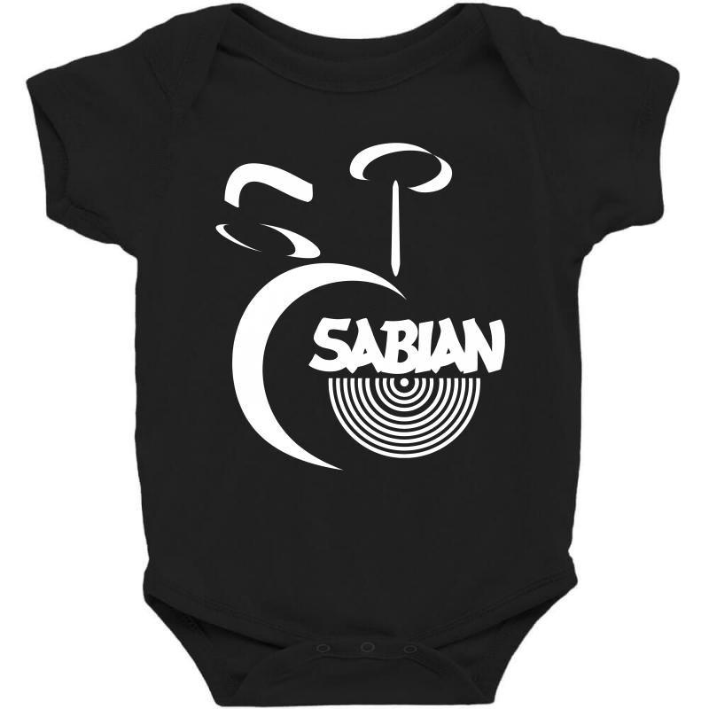 Sabian Logo - Sabian Logo Drum Baby Bodysuit. By Artistshot