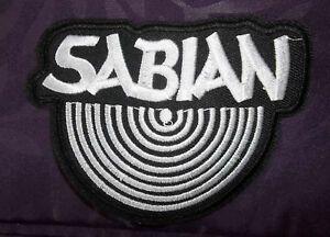 Sabian Logo - Details about SABIAN PATCH LOGO PAISTE DRUMS DRUMMER CYMBALS ZILDJIAN CRASH  HIGH HAT DIY