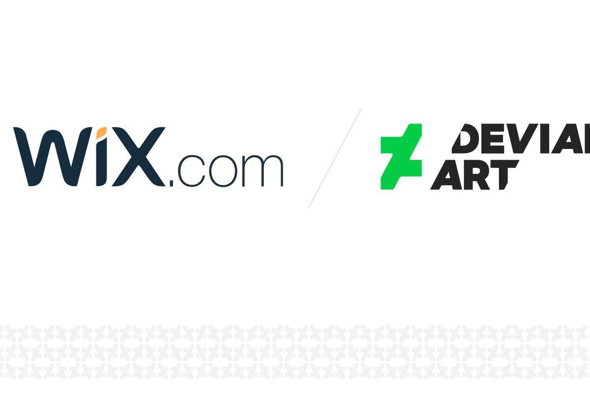 Wix.com Logo - Wix has acquired DeviantArt, which may let artists license their ...