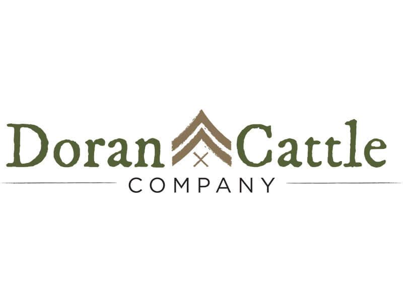 Doran Logo - Cattle Company Logo Design - Ranch House Designs - Doran Cattle Company