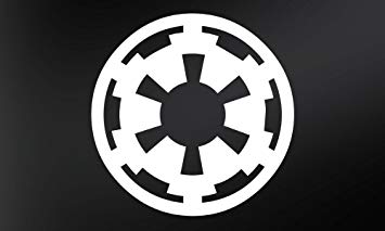 Imperail Logo - Star Wars Imperial Logo - Vinyl Decal Sticker (Pack of Two)