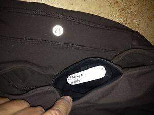 Reflective Logo - Details about LULULEMON REFLECTIVE LOGO BROWN YOGA PANTS 4 BEST SELL