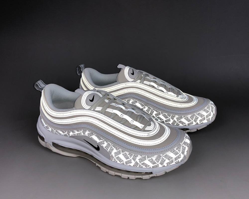 Reflective Logo - Nike Air Max 97 “Reflective Logo” Sail Black White