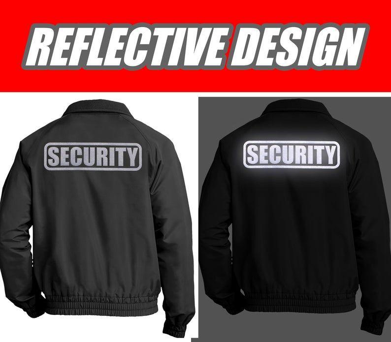 Reflective Logo - Security jacket, Economy, REFLECTIVE LOGO, Security Guard charger jacket