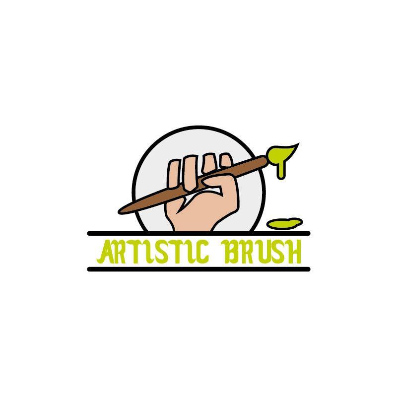 Brush Logo - Artistic Brush Logo Design