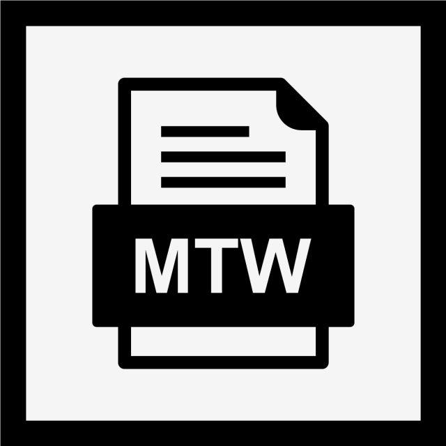 Mtw Logo - MTW File Document Icon, Mtw, Document, File PNG and Vector