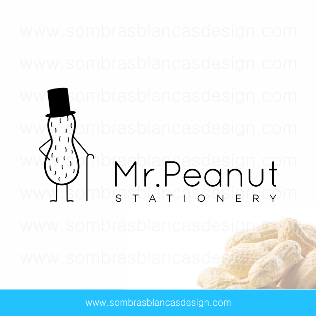 Peanut Logo - Peanut Gentleman Designed Logo