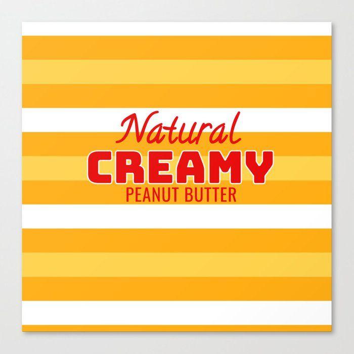 Peanut Logo - Peanut Butter Logo Canvas Print